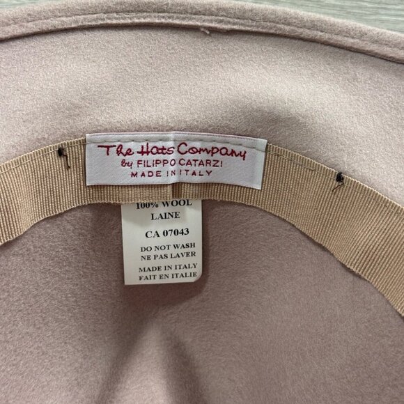 The Hat Company by Filippo Catarzi Tan Wool Hat - Picture 6 of 6
